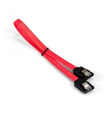 Exegate EX294730RUS Кабель SATA ExeGate EX-CC-SATA-DATA-0.3L (7pin/7pin, металлические защелки, 0,3м)