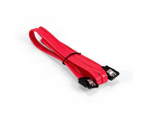 [кабели] Exegate EX294733RUS Кабель SATA ExeGate EX-CC-SATA-DATA-0.8L (7pin/7pin, металлические защелки, 0,8м)