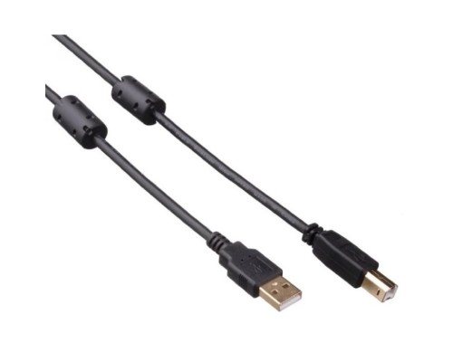 [кабели] Exegate EX294747RUS Кабель USB 2.0 ExeGate EX-CCF-USB2-AMBM-2.0 (Am/Bm, 2,0м, 2 фильтра)