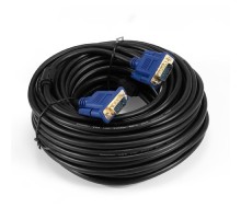 Exegate EX294727RUS Кабель VGA Pro ExeGate EX-CC-PVGA-15M15M-20.0 (15M/15M, 20м, 2 фильтра, позолоченные контакты, экран)