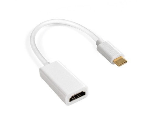 [Переходник] Exegate EX294721RUS Кабель-адаптер Type C-HDMI ExeGate EX-CM-HDMI2F-0.1 (USB Type C/19F, 4K@120HZ 8K@ 30Hz, 0,1м)