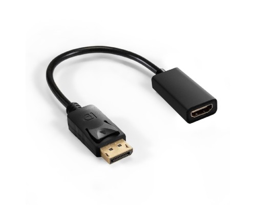 [Переходник] Exegate EX294706RUS Кабель-переходник DisplayPort-HDMI ExeGate EX-DPM-HDMIF-0.1 (20M/19F, 0,1м)