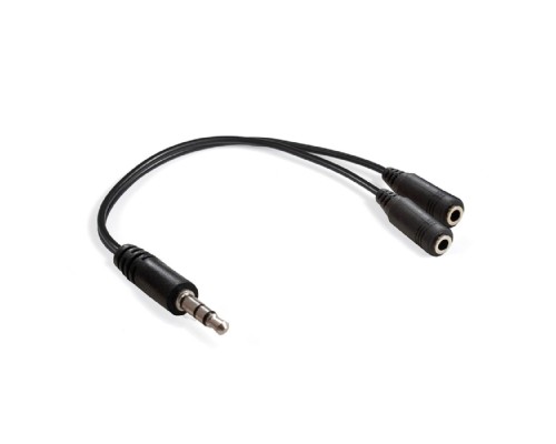 [кабели] Exegate EX294736RUS Кабель-разветвитель аудио ExeGate EX-CCA-415-0.15 (3.5mm Jack M/2x3.5mm Jack F, 0,15м)
