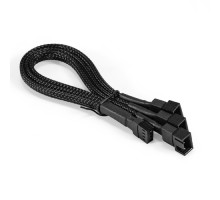 Exegate EX294792RUS Разветвитель питания с 4pin материнской платы на 3 корпусных вентилятора ExeGate EX-CC-4p3xF-0.3 (4pin F/3x4pinM (2 из них-3-контактный, 1 из них-4-контактный), 0,3м)