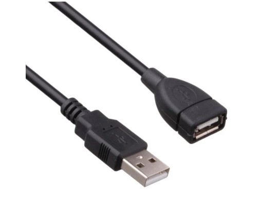 [кабели] Exegate EX294761RUS Удлинитель USB 2.0 ExeGate EX-CCF-USB2-AMAF-1.8F (Am/Af, позолоченные контакты, ферритовые кольца, 1,8м)