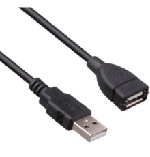 Exegate EX294764RUS Удлинитель USB 2.0 ExeGate EX-CCF-USB2-AMAF-4.5F (Am/Af, позолоченные контакты, ферритовые кольца, 4,5м)