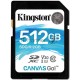 Флеш карта SDHC 512Gb Class10 Kingston <SDG/512GB>, Canvas Go 90R/45W CL10 U3 V30