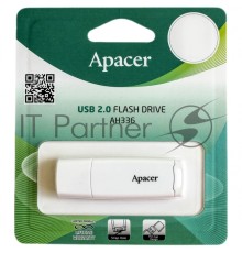 Флэш память 64GB Apacer AH336 USB Flash AP64GAH336W-1 USB 2.0, White, RTL