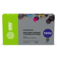 Картридж струйный Cactus CS-EPT41F2 голубой (350мл) для Epson SureColor SC-T5400M/SC-T3405/SC-T5405