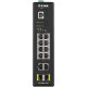 Коммутатор  D-Link DIS-200G-12PS/A1A, L2 Managed Industrial Switch with 10 10/100/1000Base-T and 2 1000Base-X SFP ports (8 PoE ports 802.3af/802.3at (30 W), PoE Budget 123 W)8K Mac address, 802.3x Flow Control,