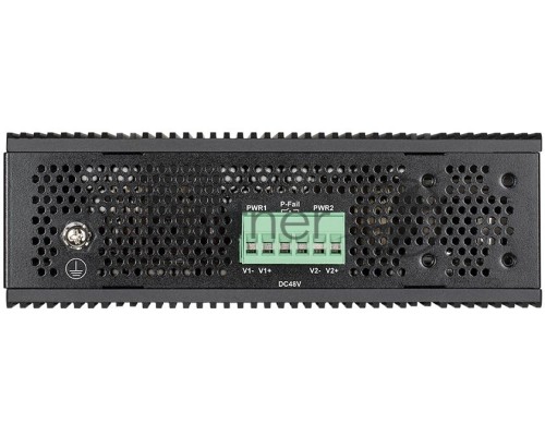 Коммутатор  D-Link DIS-200G-12PS/A1A, L2 Managed Industrial Switch with 10 10/100/1000Base-T and 2 1000Base-X SFP ports (8 PoE ports 802.3af/802.3at (30 W), PoE Budget 123 W)8K Mac address, 802.3x Flow Control,