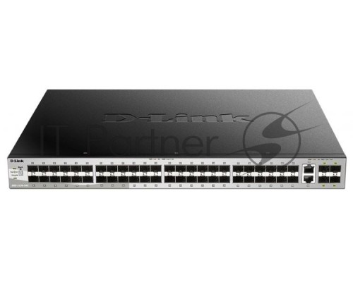 Коммутатор D-Link DGS-3130-54TS/A1A Управляемый стекируемый коммутатор 3 уровня с 48 портами 10/100/1000Base-T, 2 портами 10GBase-T и 4 портами 10GBas