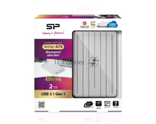 Внешний жесткий диск 2TB Silicon Power Armor A75, 2.5 Внешний жесткий диск 2TB Silicon Power Armor A75, 2.5