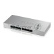 Коммутатор ZYXEL GS1200-8HP V2 8 Port Gigabit PoE+ webmanaged Switch, 4x PoE, 60 Watt