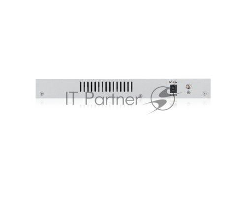 Коммутатор ZYXEL GS1200-8HP V2 8 Port Gigabit PoE+ webmanaged Switch, 4x PoE, 60 Watt