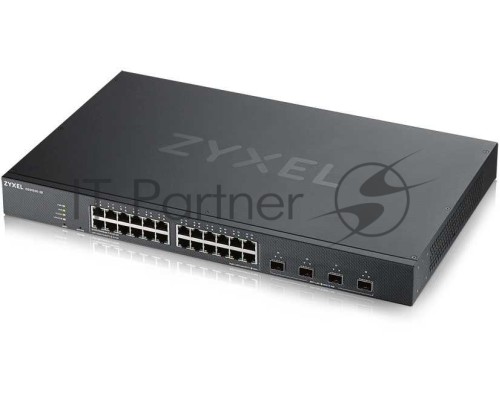 Коммутатор ZYXEL XGS1930-28 Hybrid Smart L2+ switch Zyxel Nebula Flex, 24xGE, 4xSFP+, silent (fanless), Standalone / cloud management