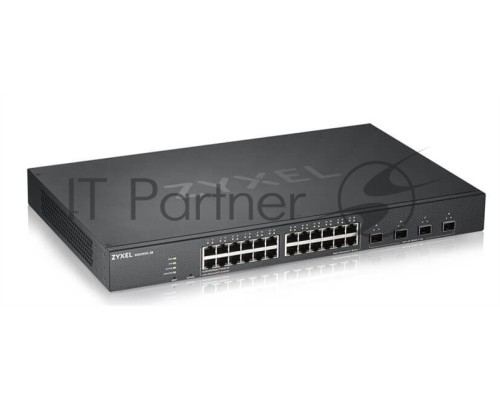 Коммутатор ZYXEL XGS1930-28 Hybrid Smart L2+ switch Zyxel Nebula Flex, 24xGE, 4xSFP+, silent (fanless), Standalone / cloud management