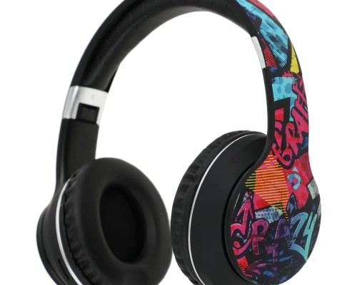 [Наушники] Defender Беспроводная гарнитура FreeMotion B595 черный+граффити, BT (63597)