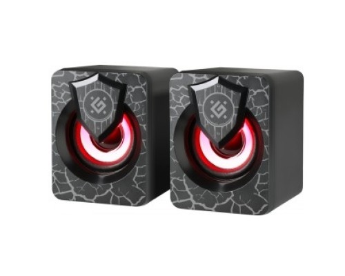 [Колонки] Defender Акустическая 2.0 система Onyx 6Вт, подсветка, питание от USB