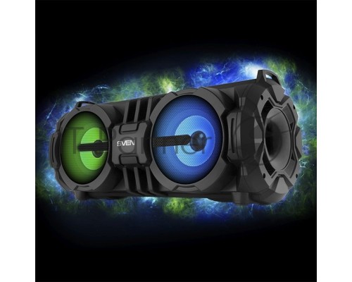 Портативная колонка SVEN PS-485 (28 Вт(2x14), встроенный аккумулятор, FM-тюнер, Bluetooth, USB, microSD) черный