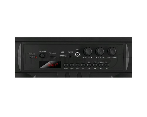 Портативная колонка SVEN PS-485 (28 Вт(2x14), встроенный аккумулятор, FM-тюнер, Bluetooth, USB, microSD) черный