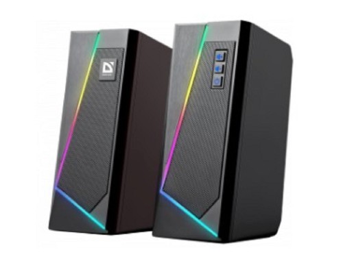 [Колонки] Defender Акустическая 2.0 система Solar 3 10Вт, BT/Light питание от USB [65103]