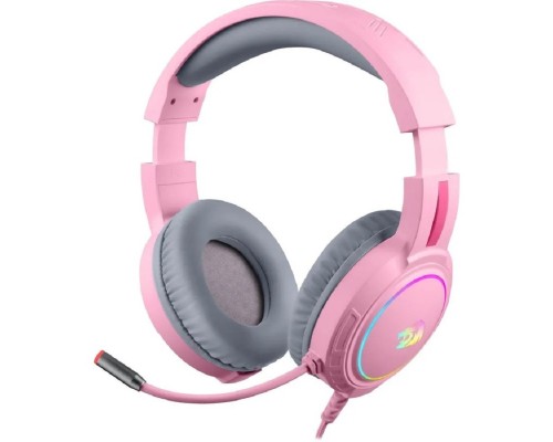 [Наушники] Defender Mento RGB, 3.5мм, розовые Redragon (71763)