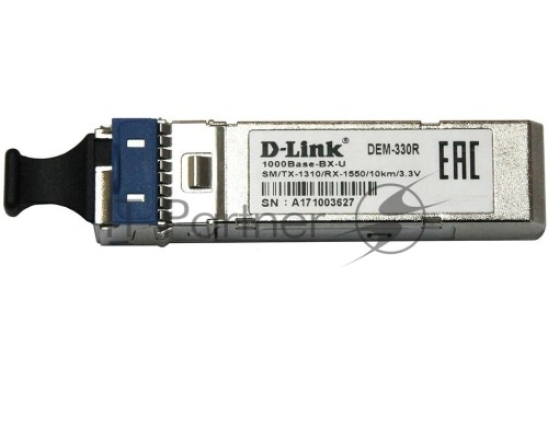 Трансивер D-Link 330R/10KM/A1A WDM SFP 1x1000Base-BX-U Tx:1310nm Rx:1550nm