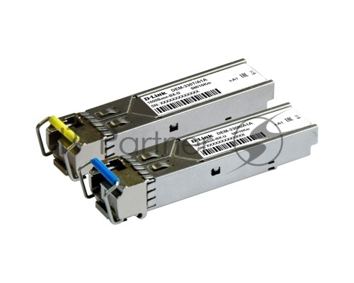 Трансивер D-Link 330R/10KM/A1A WDM SFP 1x1000Base-BX-U Tx:1310nm Rx:1550nm