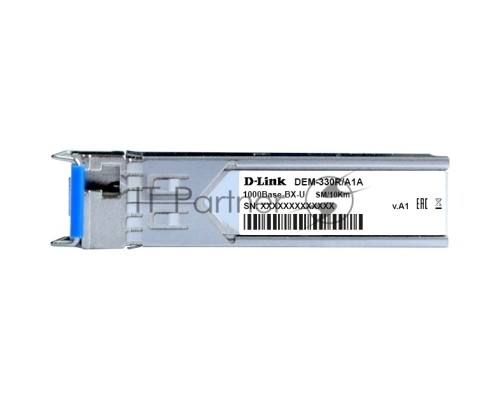 Трансивер D-Link 330R/10KM/A1A WDM SFP 1x1000Base-BX-U Tx:1310nm Rx:1550nm