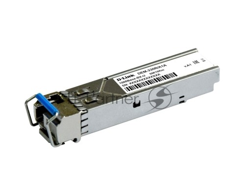 Трансивер D-Link 330R/10KM/A1A WDM SFP 1x1000Base-BX-U Tx:1310nm Rx:1550nm