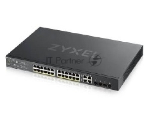 Коммутатор Zyxel NebulaFlex GS192024HPV2-EU0101F 24G 24PoE+ 375W управляемый