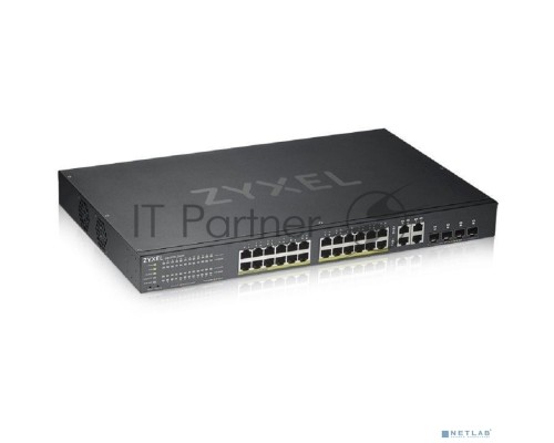 Коммутатор Zyxel NebulaFlex GS192024HPV2-EU0101F 24G 24PoE+ 375W управляемый