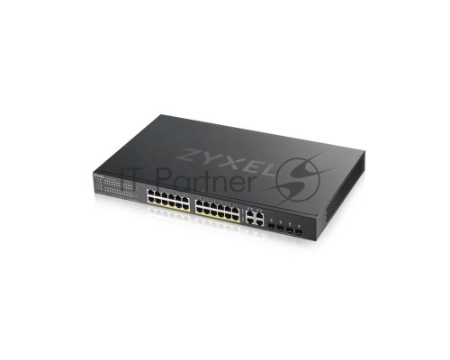 Коммутатор Zyxel NebulaFlex GS192024HPV2-EU0101F 24G 24PoE+ 375W управляемый