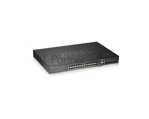 Коммутатор Zyxel NebulaFlex GS192024HPV2-EU0101F 24G 24PoE+ 375W управляемый