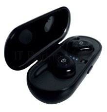 Гарнитура вкладыши Digma TWS-02 черный беспроводные bluetooth (в ушной раковине)