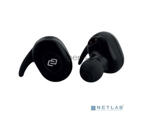 Гарнитура вкладыши Digma TWS-02 черный беспроводные bluetooth (в ушной раковине)