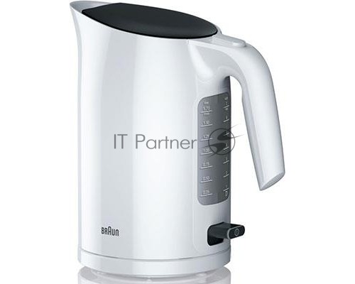 Чайник электрический Braun WK3100WH  1.7л. 2200Вт белый (корпус: пластик)