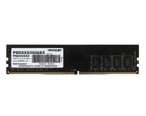 Модуль памяти Patriot DIMM DDR4 4Gb (pc-21300) 2666MHz PSD44G266682 Модуль памяти Patriot DIMM DDR4 4Gb (pc-21300) 2666MHz PSD44G266682