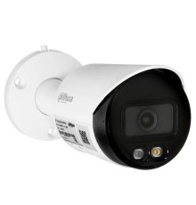 DAHUA DH-IPC-HFW2249SP-S-IL-0360B Уличная цилиндрическая IP-видеокамера SmartDualLight 2Мп, 1/2.8” CMOS, объектив 3.6мм, видеоаналитика, микрофон, ИК 30м, LED 30м, IP67, металл