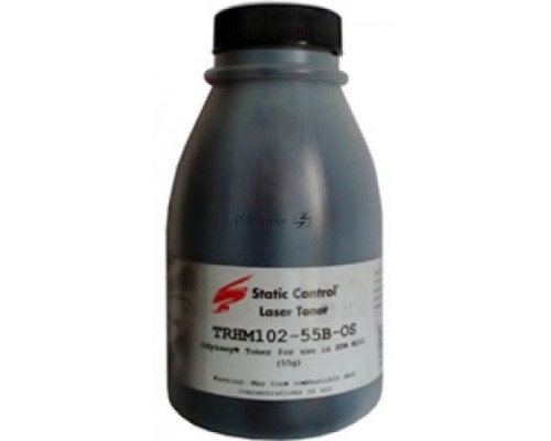 Тонер Static Control TRHM102-55B-OS черный флакон 55гр. для принтера HP LJ M104/M132 Тонер Static Control TRHM102-55B-OS черный флакон 55гр. для принтера HP LJ M104/M132