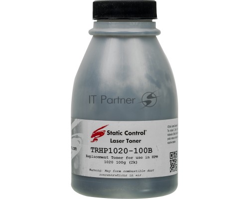 Тонер Static Control TRHP1020-100B черный флакон 100гр. для принтера HP LJ 1010/1012/1015/1020 Тонер Static Control TRHP1020-100B черный флакон 100гр. для принтера HP LJ 1010/1012/1015/1020