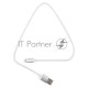 Кабель Cablexpert для Apple CC-S-APUSB01W-0.5M, AM/Lightning, серия Silver, длина 0.5м, белый, блистер 