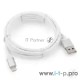 Кабель Cablexpert для Apple CC-S-APUSB01W-0.5M, AM/Lightning, серия Silver, длина 0.5м, белый, блистер 