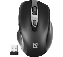 Defender Prime MB-053 { Беспроводная оптическая мышь,черный,6D,800-1600dpi,бесшумн } [52053]