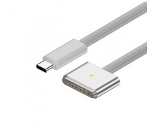KS-is KS-806gen3-W-2 Кабель для зарядки USB-C M Magsafe 2 F, 2м белый