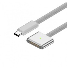 KS-is KS-806gen3-W-2 Кабель для зарядки USB-C M Magsafe 2 F, 2м белый