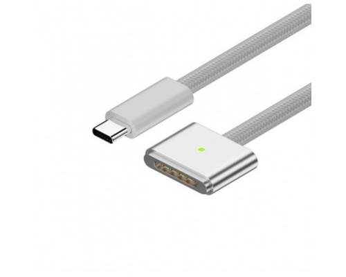 [кабели] KS-is KS-806gen3-W-2 Кабель для зарядки USB-C M Magsafe 2 F, 2м белый