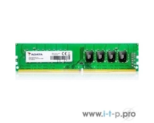 Модуль памяти AData DIMM DDR4 4GB AD4U2400W4G17-S PC4-19200, 2400MHz
