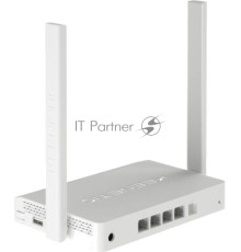 Роутер беспроводной Keenetic DSL (KN-2010) с модемом VDSL2/ADSL2+, Mesh Wi-Fi N300, 4-портовым Smart-коммутатором и портом USBИнтернет-центр